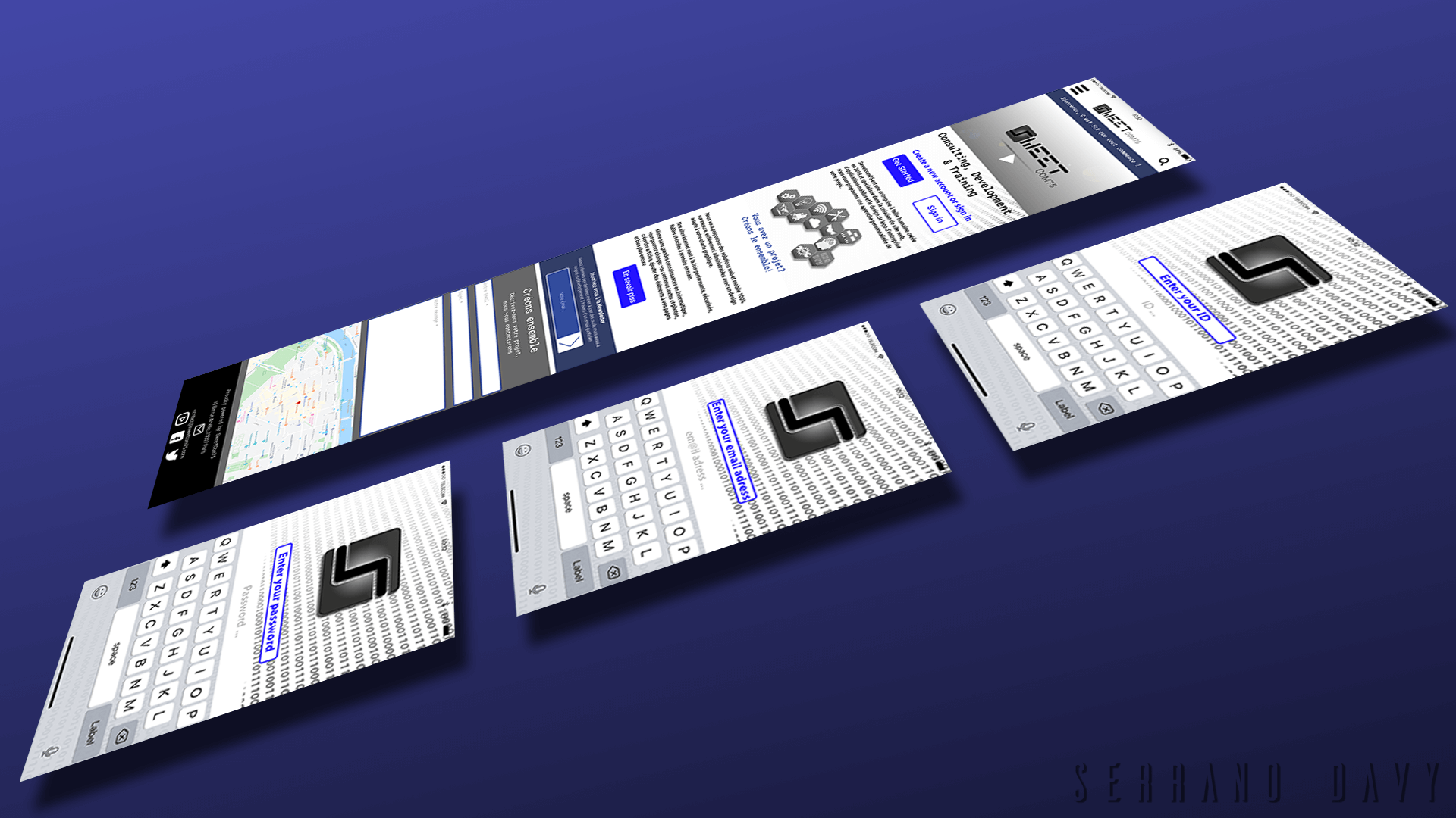 Template du site Mobile Sweetcom75